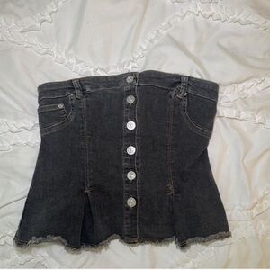 Urban Outfitters BDG denim corset bustier